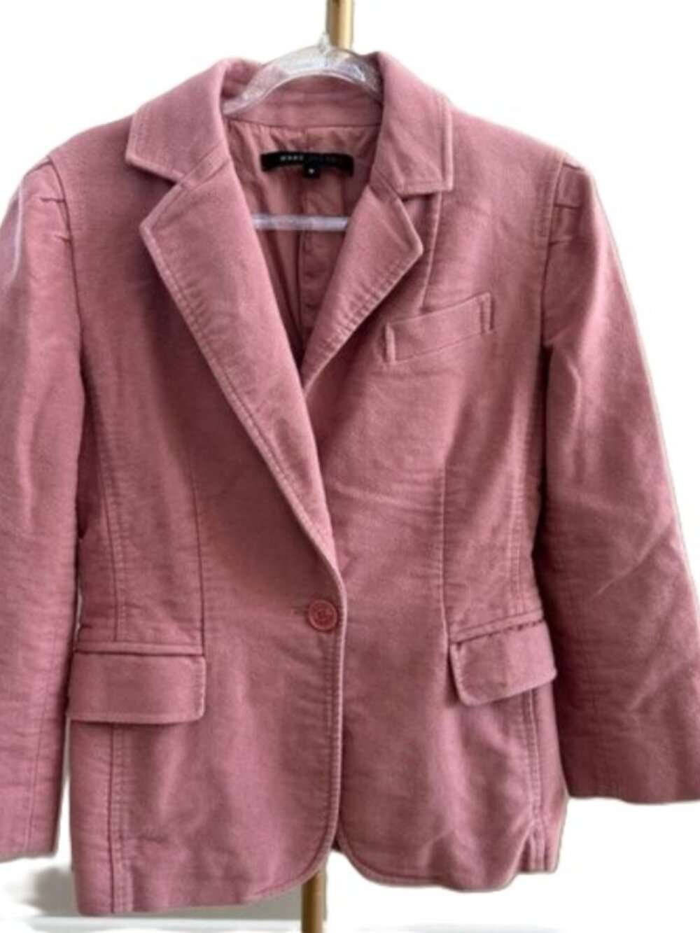 Vintage Marc Jacobs Pink Tailored One Button Blazer Women's Size 6